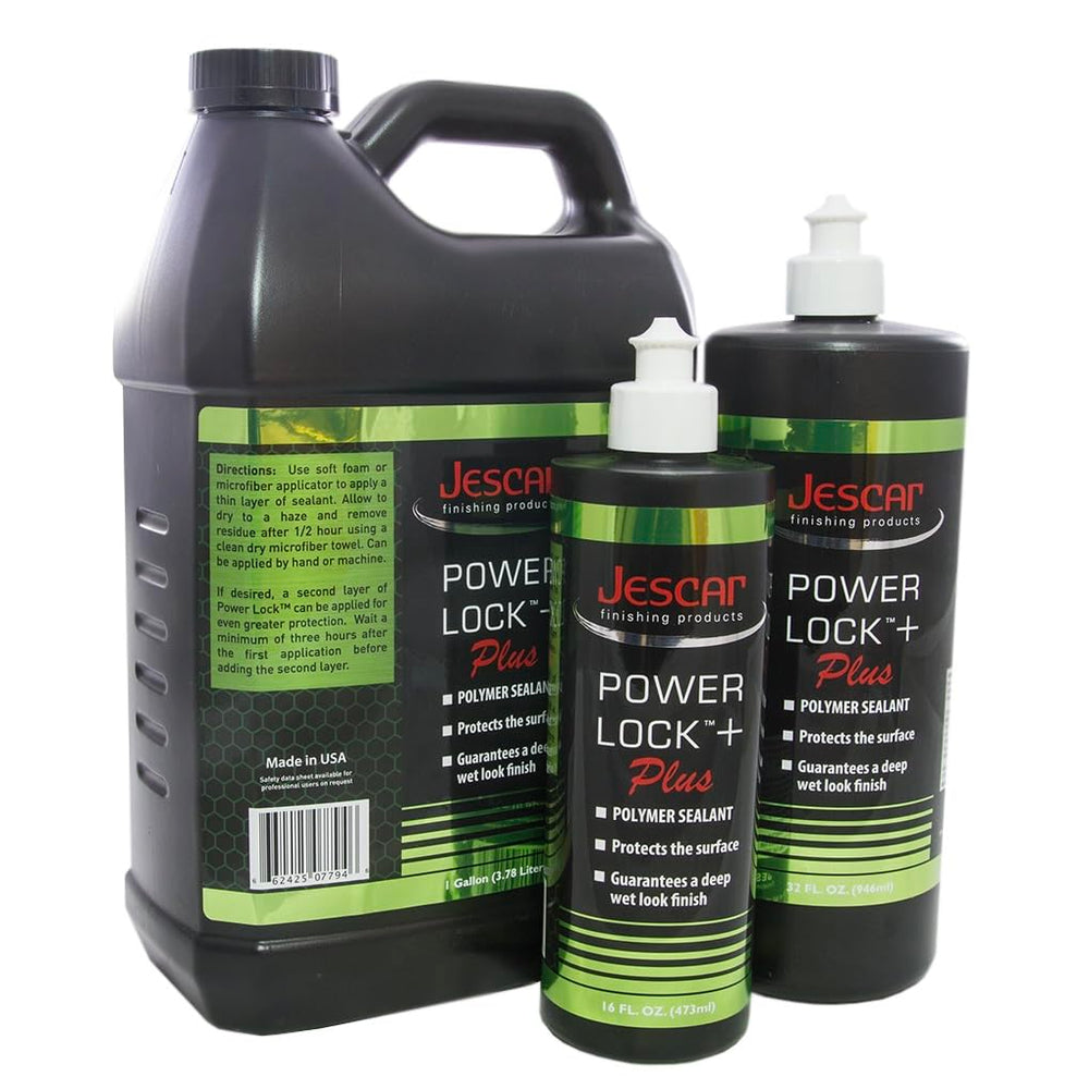 Jescar pouring sealant onto applicator for easy application benefit