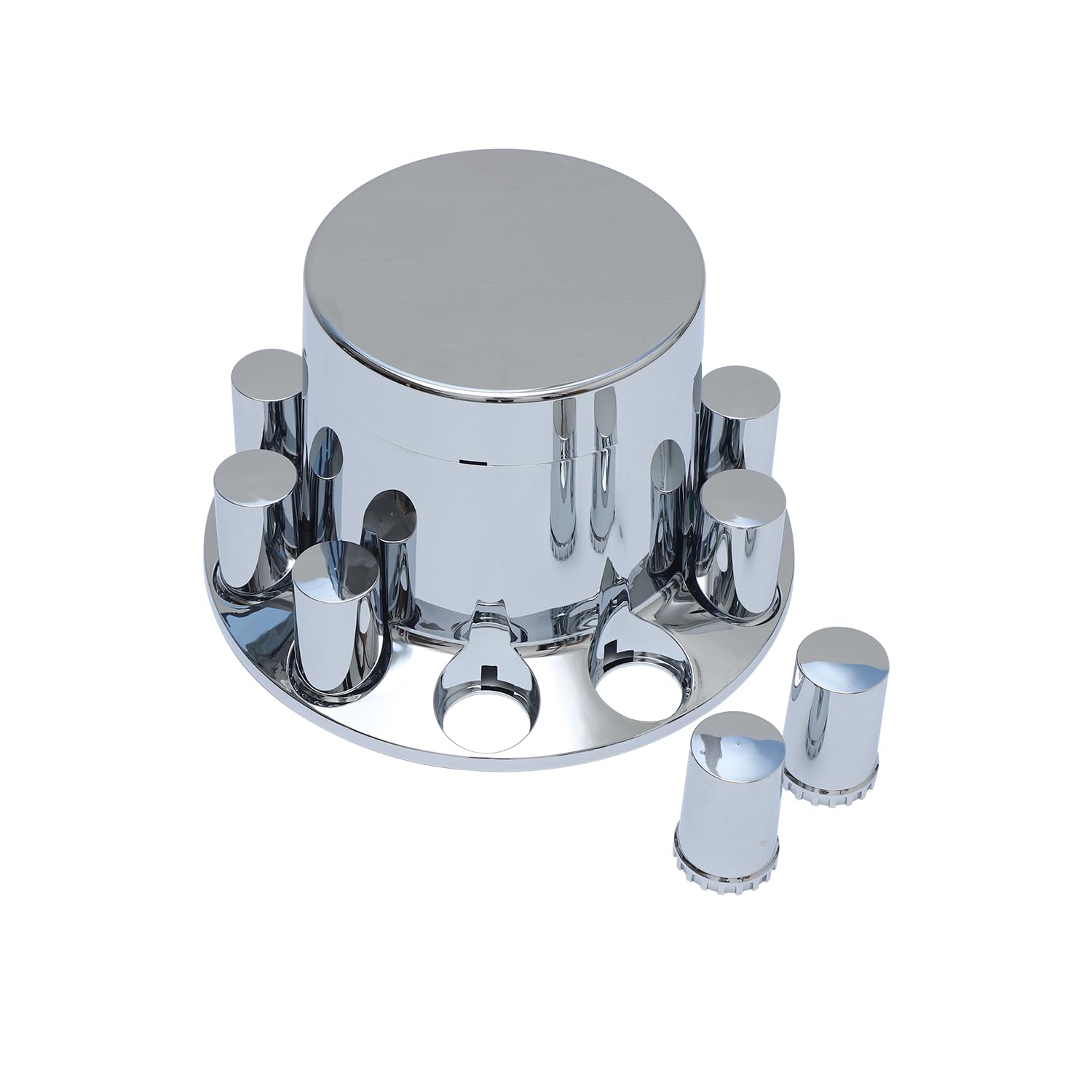 JESONN axle cover next to ruler showing 33mm thread-on compatibility