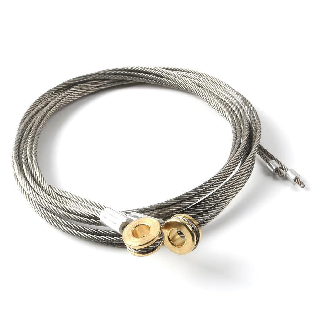 Jetuplusllc front view of packaged cable pair shows fit and length benefit