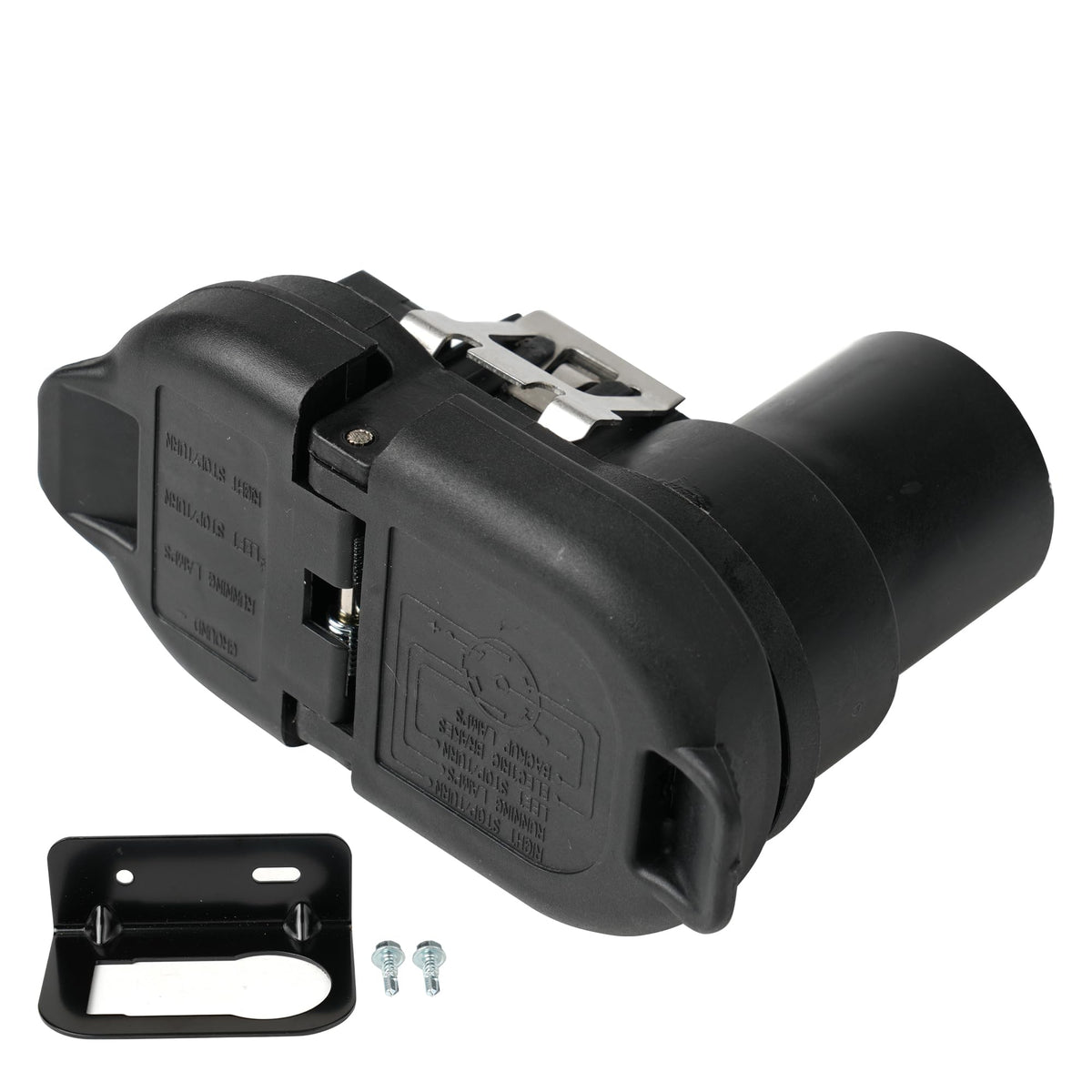 Jetuplusllc adapter front view showing durable housing and clear plug fit benefits