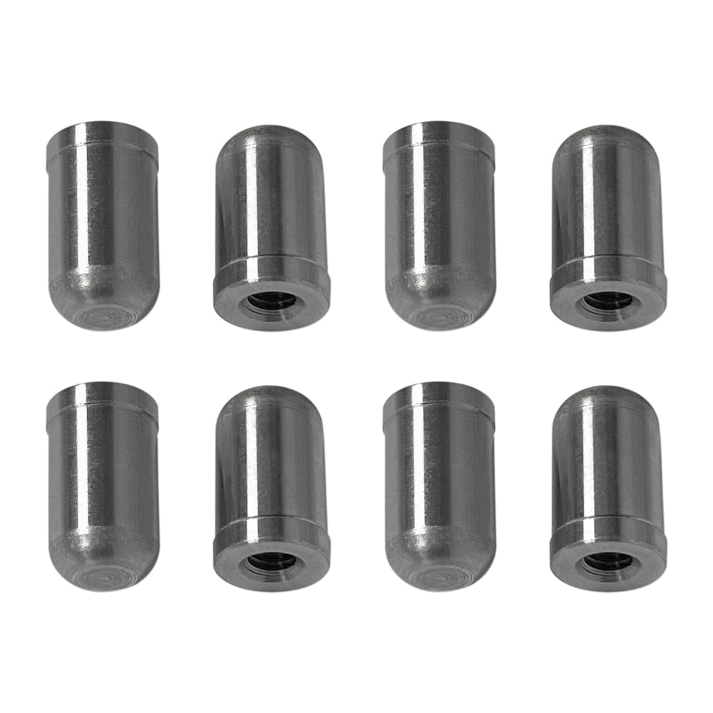 Jetuplusllc front view of eight AFM DOD plugs showing complete set and fit