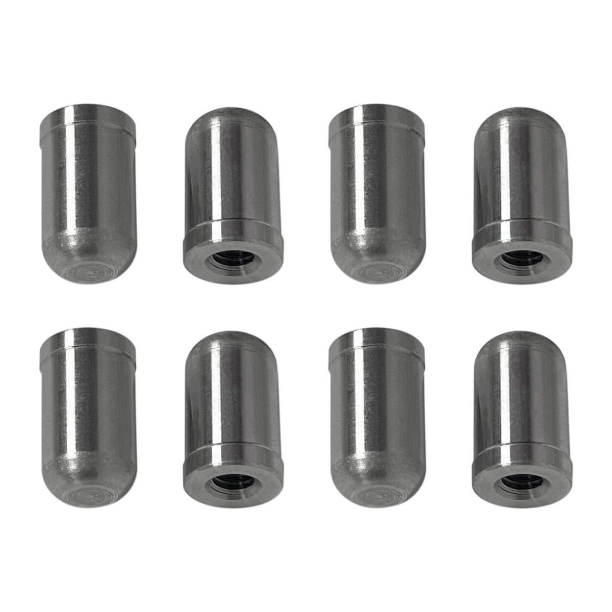Jetuplusllc front view of eight AFM DOD plugs showing complete set and fit