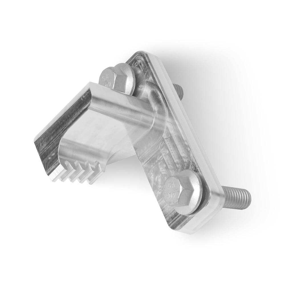 Jetuplusllc holder beside bolt for scale showing compact size and portability benefit