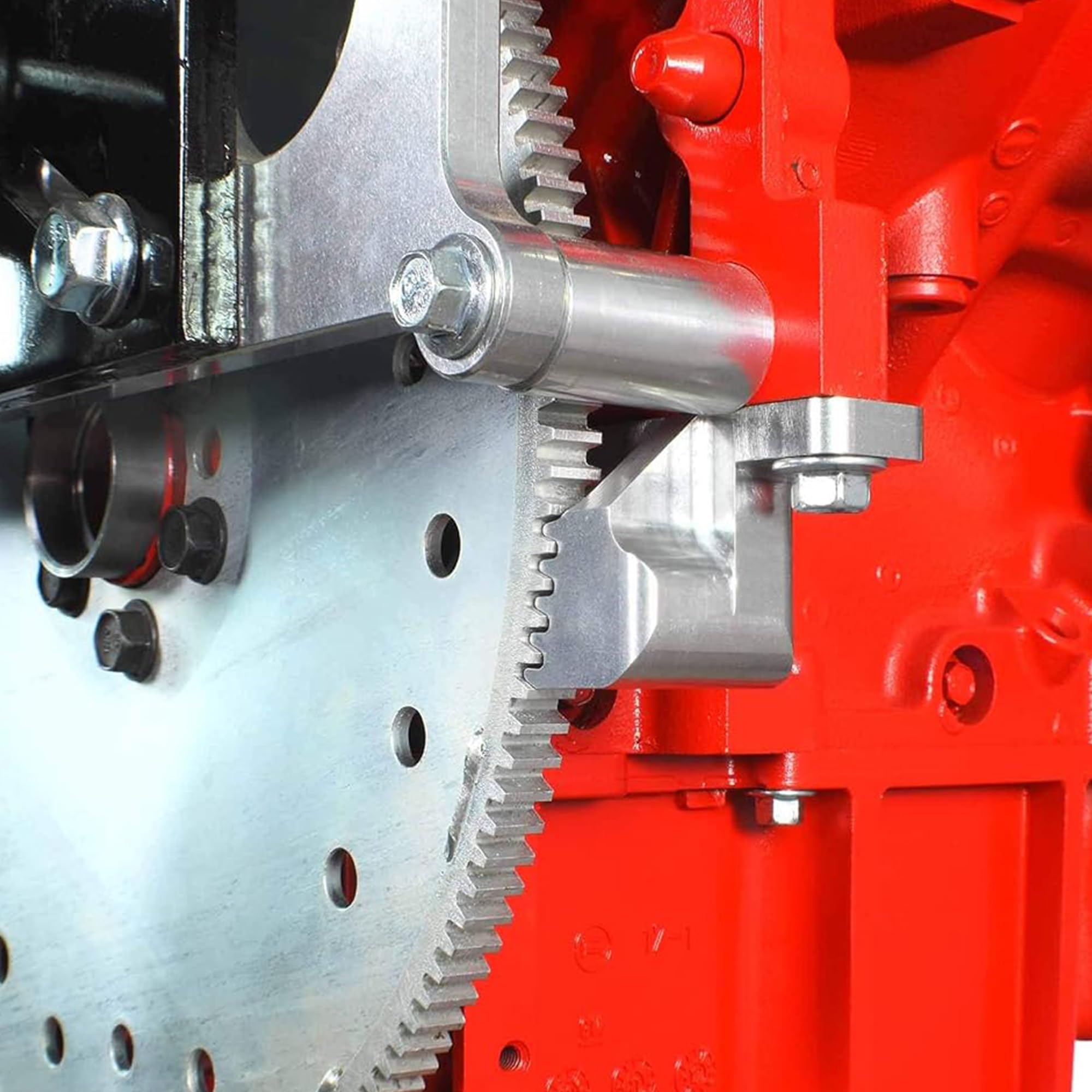 Jetuplusllc mounting flange detail showing bolt holes for secure starter mounting benefit