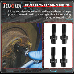 JEUCLEL holder detail showing locking mechanism for accurate alignment