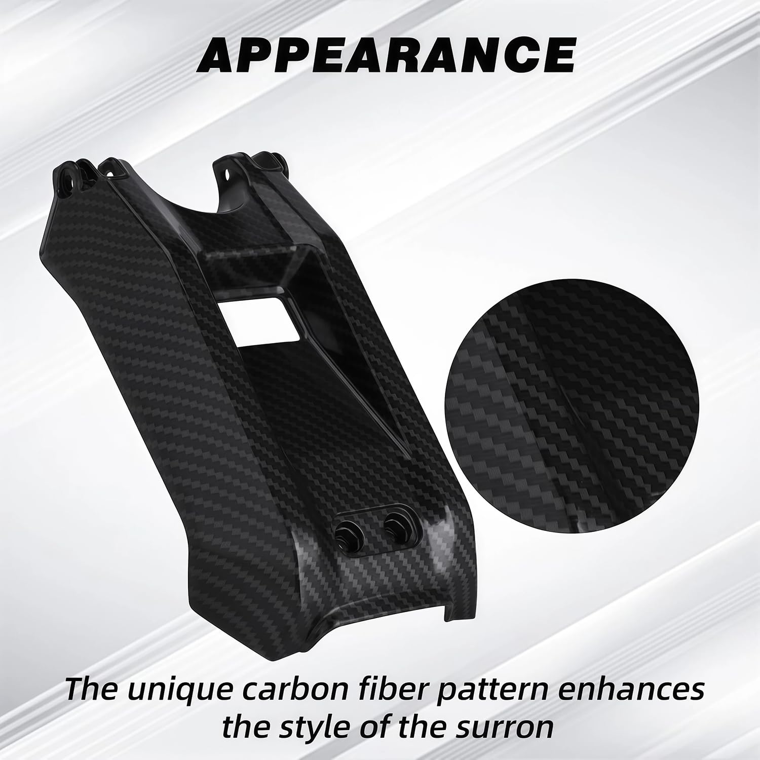 JFG RACING mounting area detail showing secure attachment points