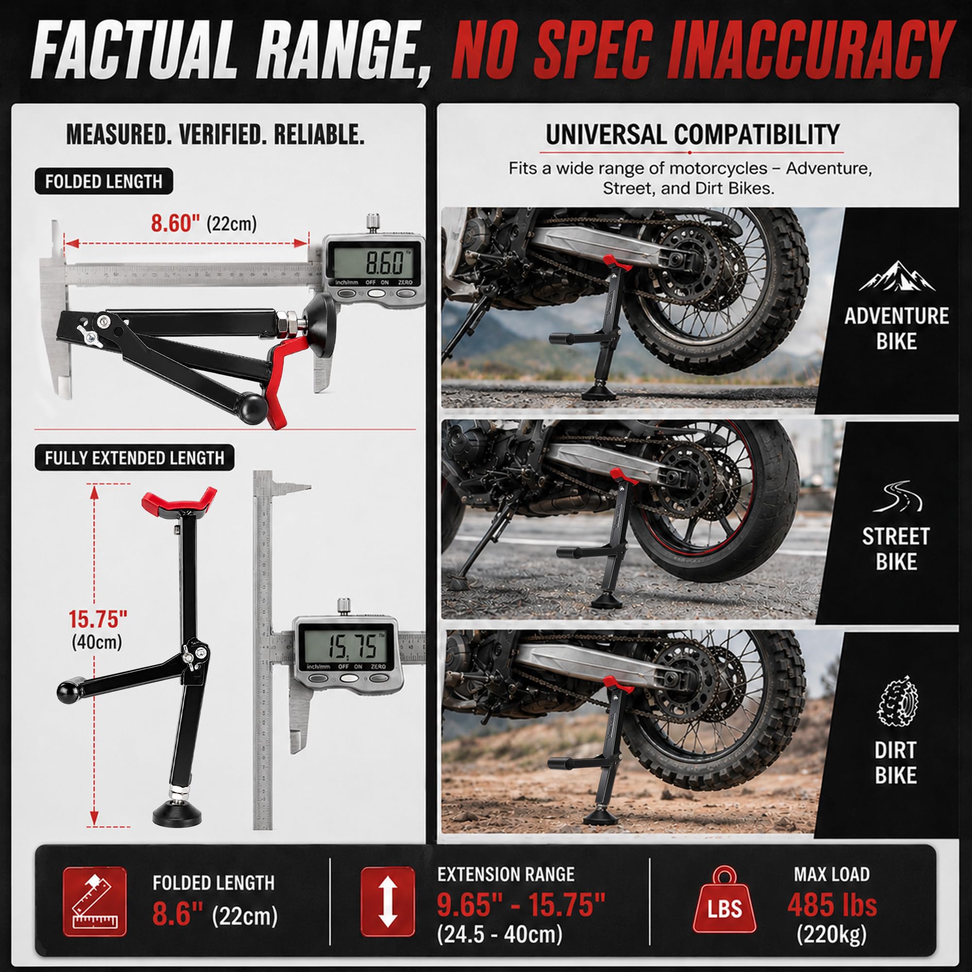 JFG RACING folded compact size demonstrating easy storage convenience