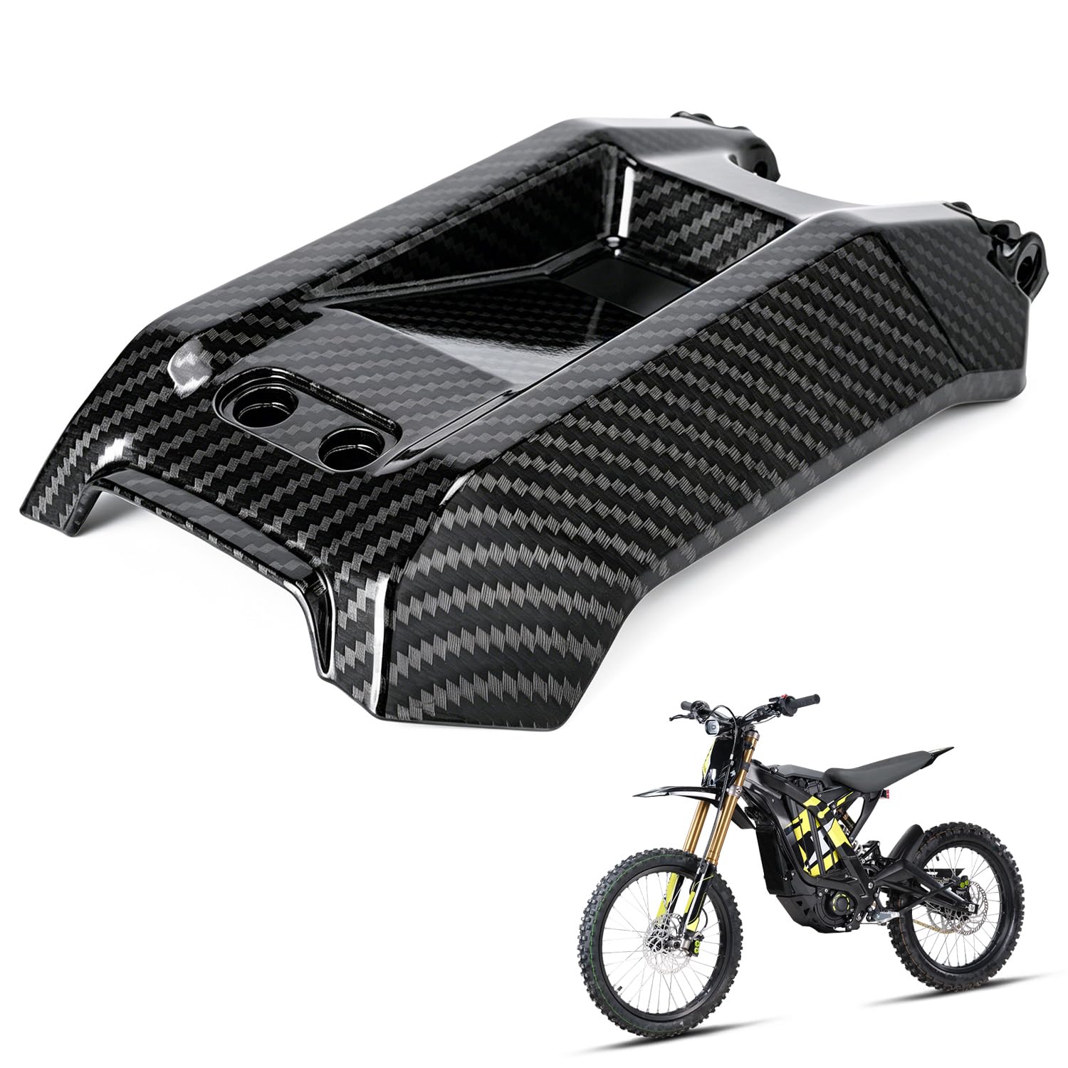 JFG RACING front view battery cover showing protective fit and style
