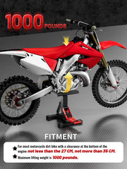JFG RACING handle and hydraulic pump in action for one-person lifting and controlled operation