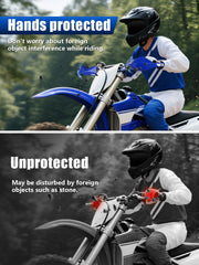 JFG RACING installed on dirt bike in action showing debris protection