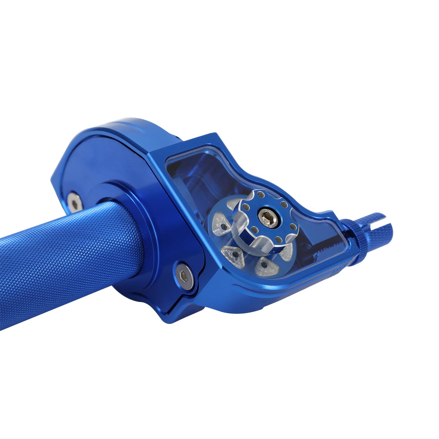 JFG RACING translucent top revealing cable motion for quick visual checks