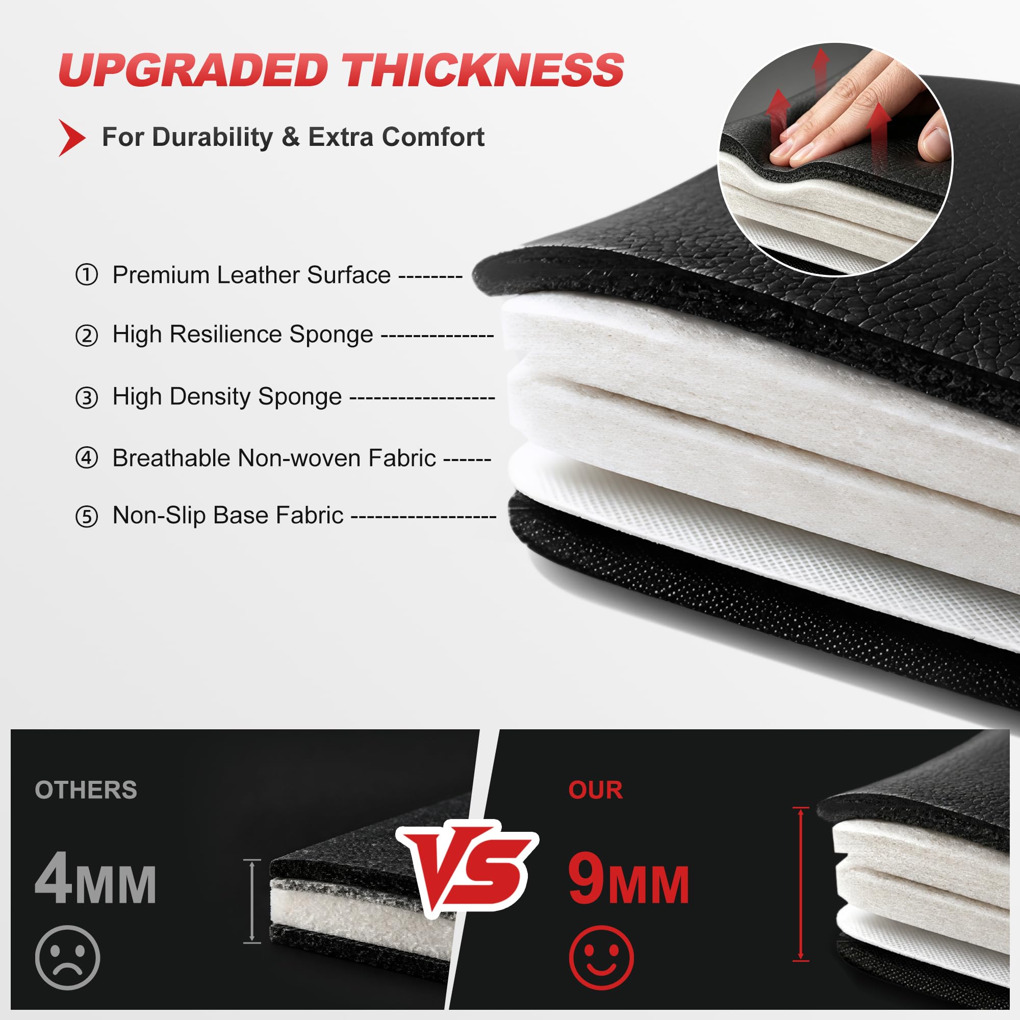 JIAMAOXIN person installing seat covers no tools required for quick upgrade