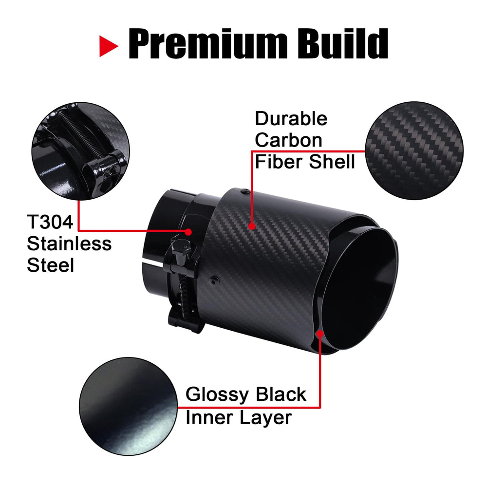 Jiarear exhaust tip installed on car tailpipe demonstrating sporty upgrade and fit