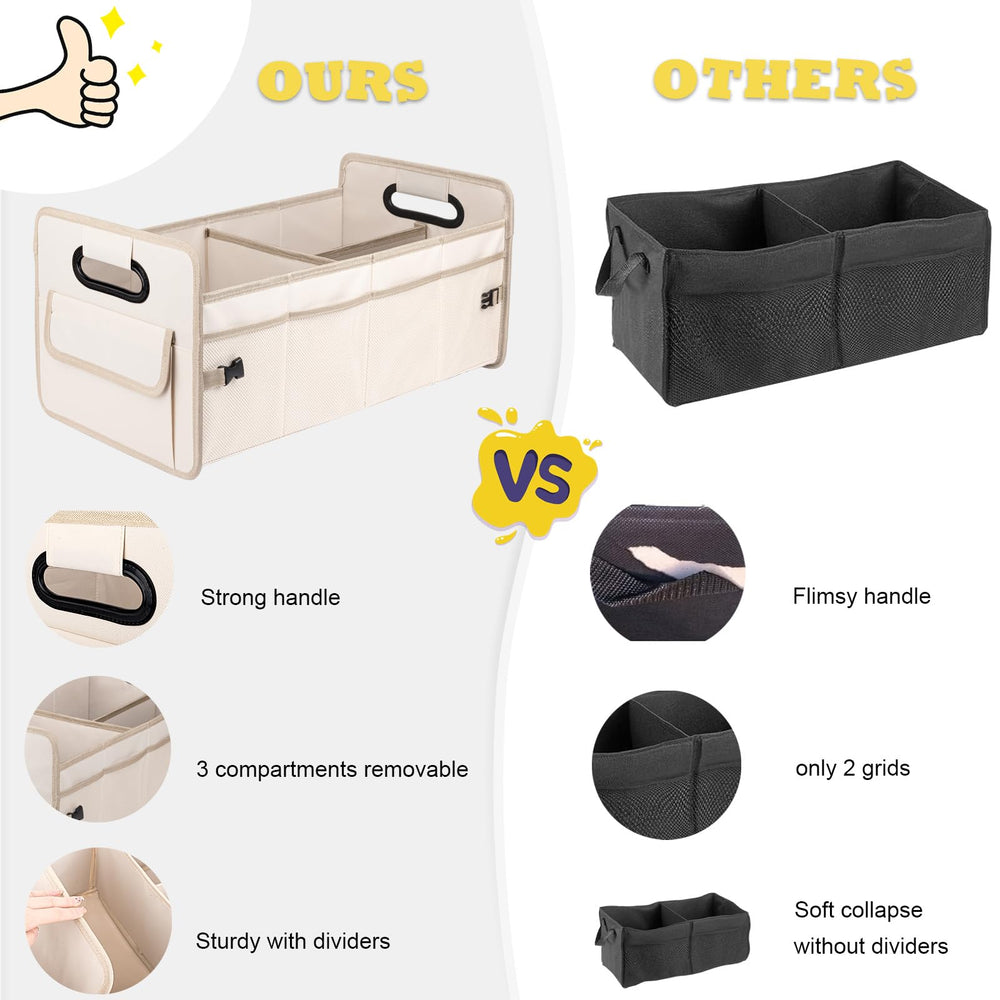 JiatuA open organizer with removable dividers for flexible storage configurations