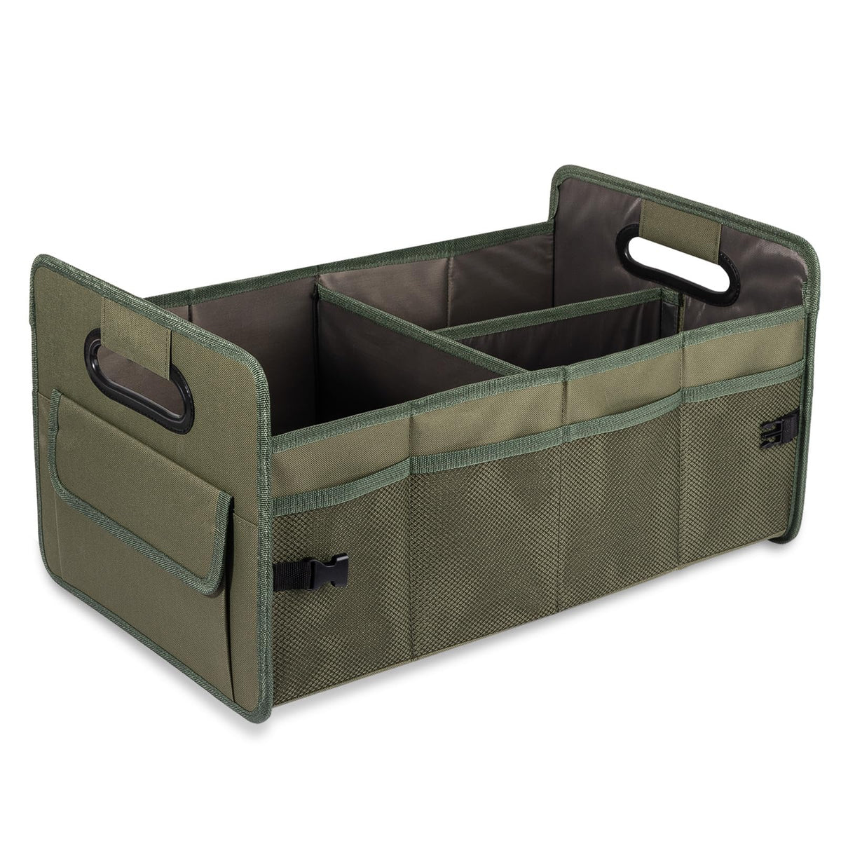 JiatuA front view expanded showing organized compartments and stable shape