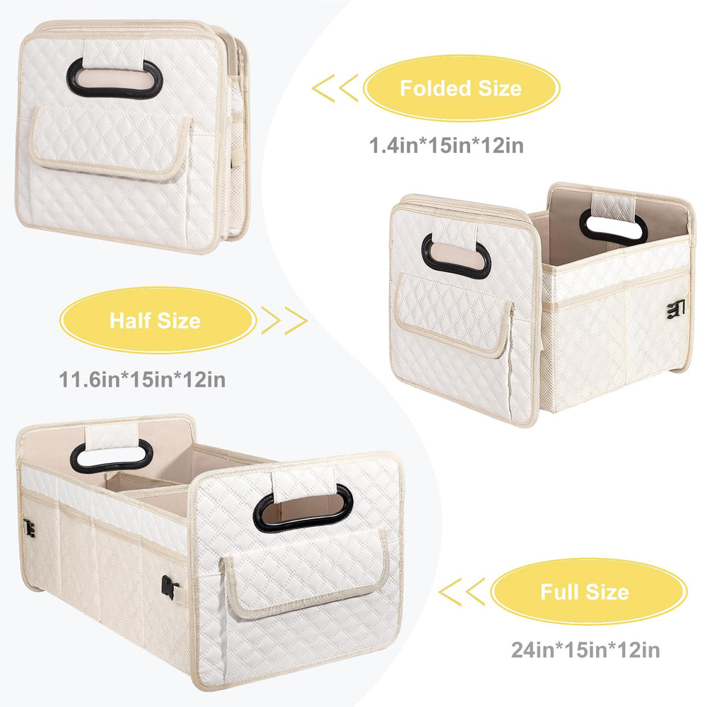 JiatuA placed in an SUV trunk preventing cargo from rolling around