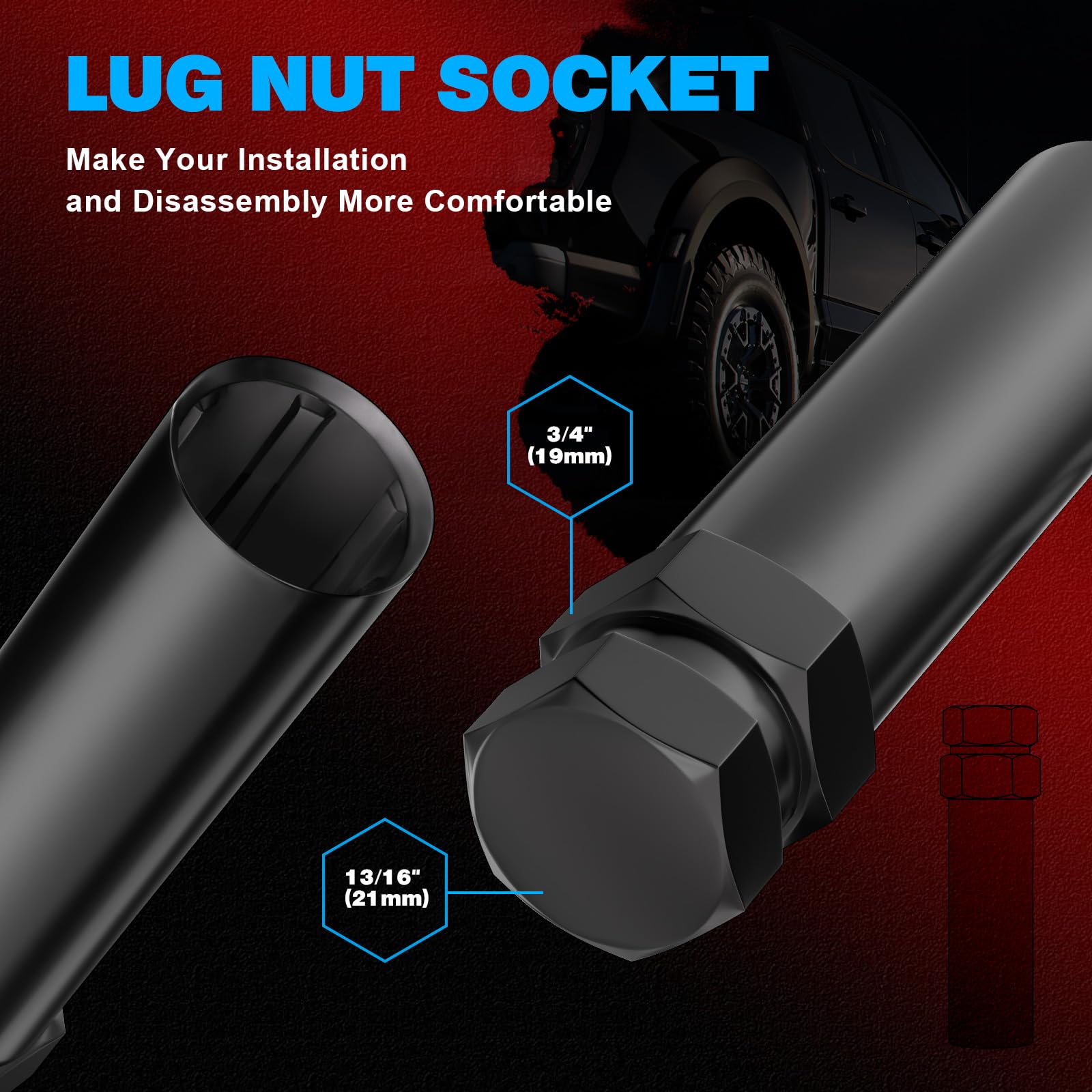 JiiinMiiin installed on wheel demonstrating secure fit and theft deterrence benefit