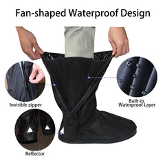 Jikamul folded shoe cover inside waterproof pouch for easy transport