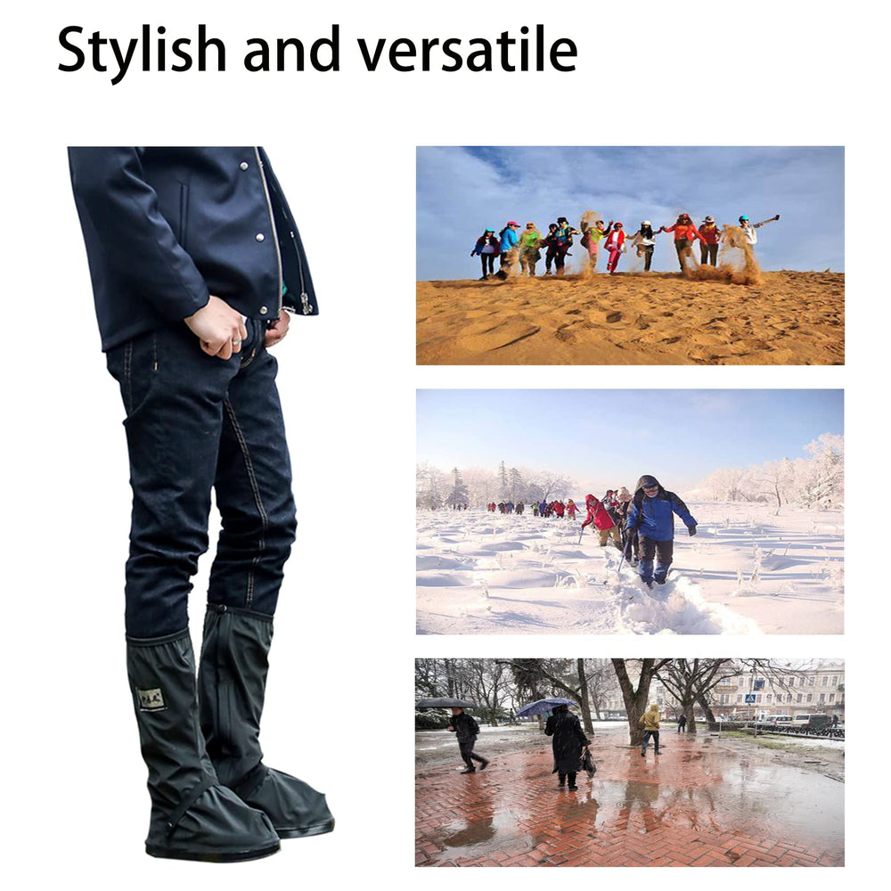 Jikamul shoe cover worn outdoors protecting shoes from rain and mud