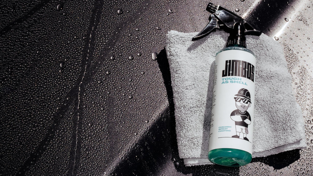 Jimbos outdoor lifestyle car detailing scene showing quick DIY professional results