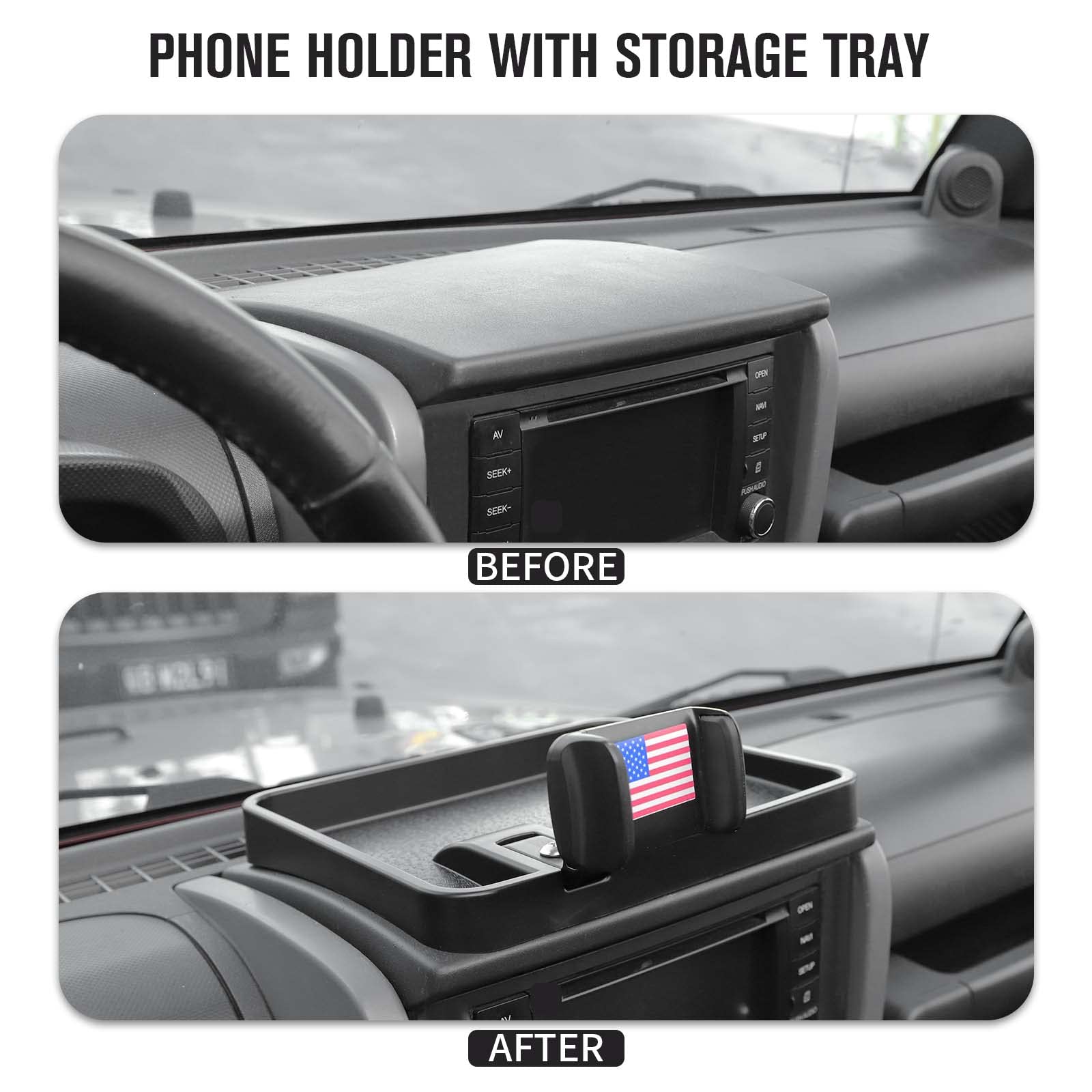 Jimen organizer next to a soda can showing compact scale and space-saving