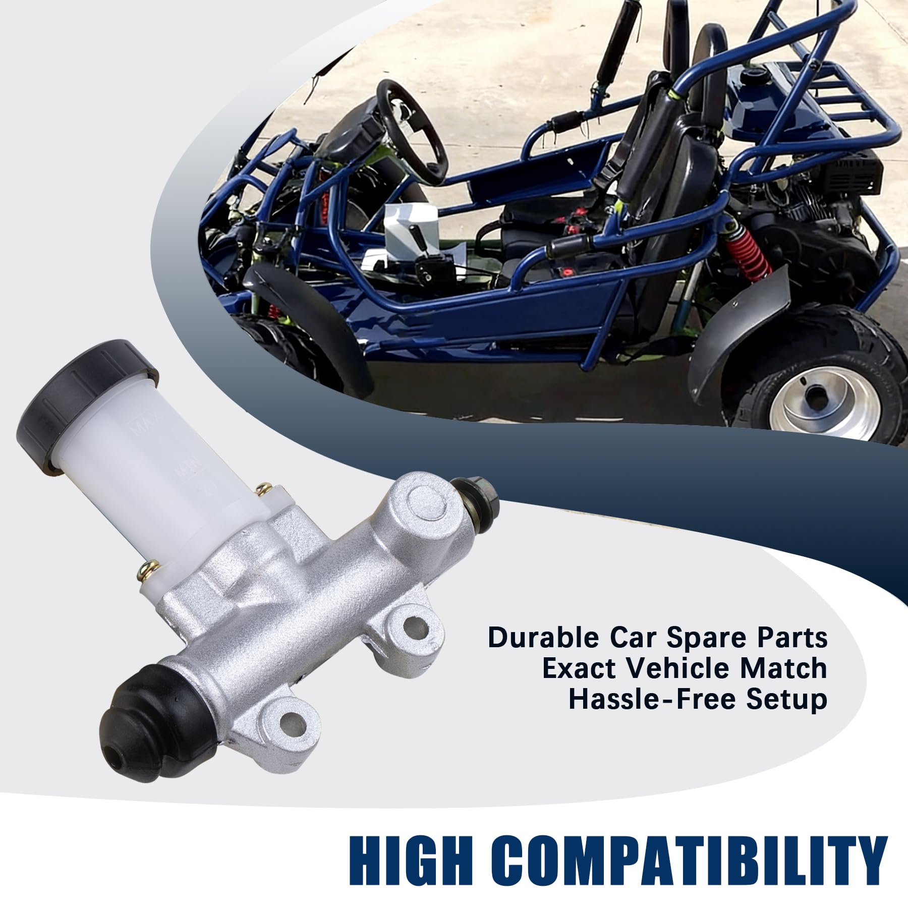 JINGKE brake line connection view showing easy attachment and leak reduction