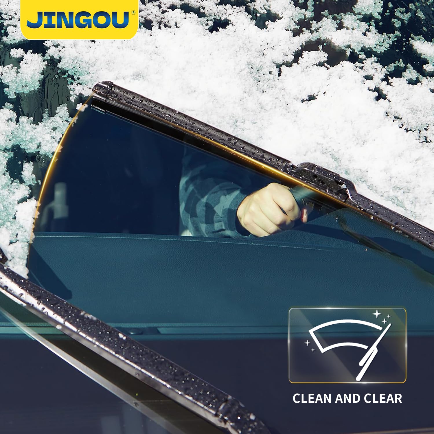 JINGOU rubber flex demo in hand showing temperature-resistant flexibility