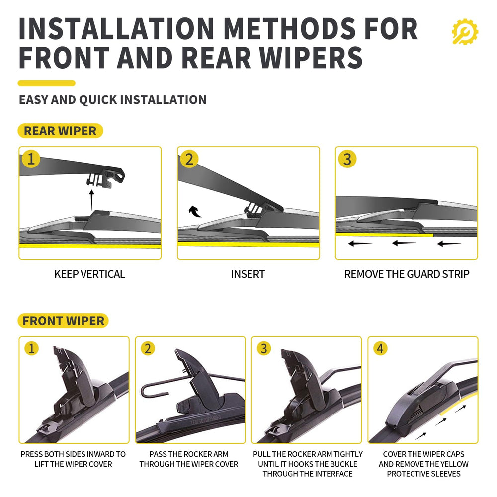 JINGOU wiper clearing raindrops at night showing improved wet-weather performance