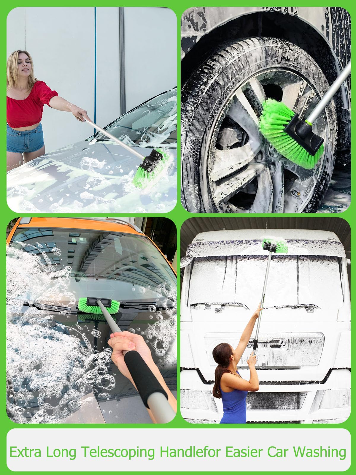Jisejima in use cleaning a car roof removing dirt without scratching