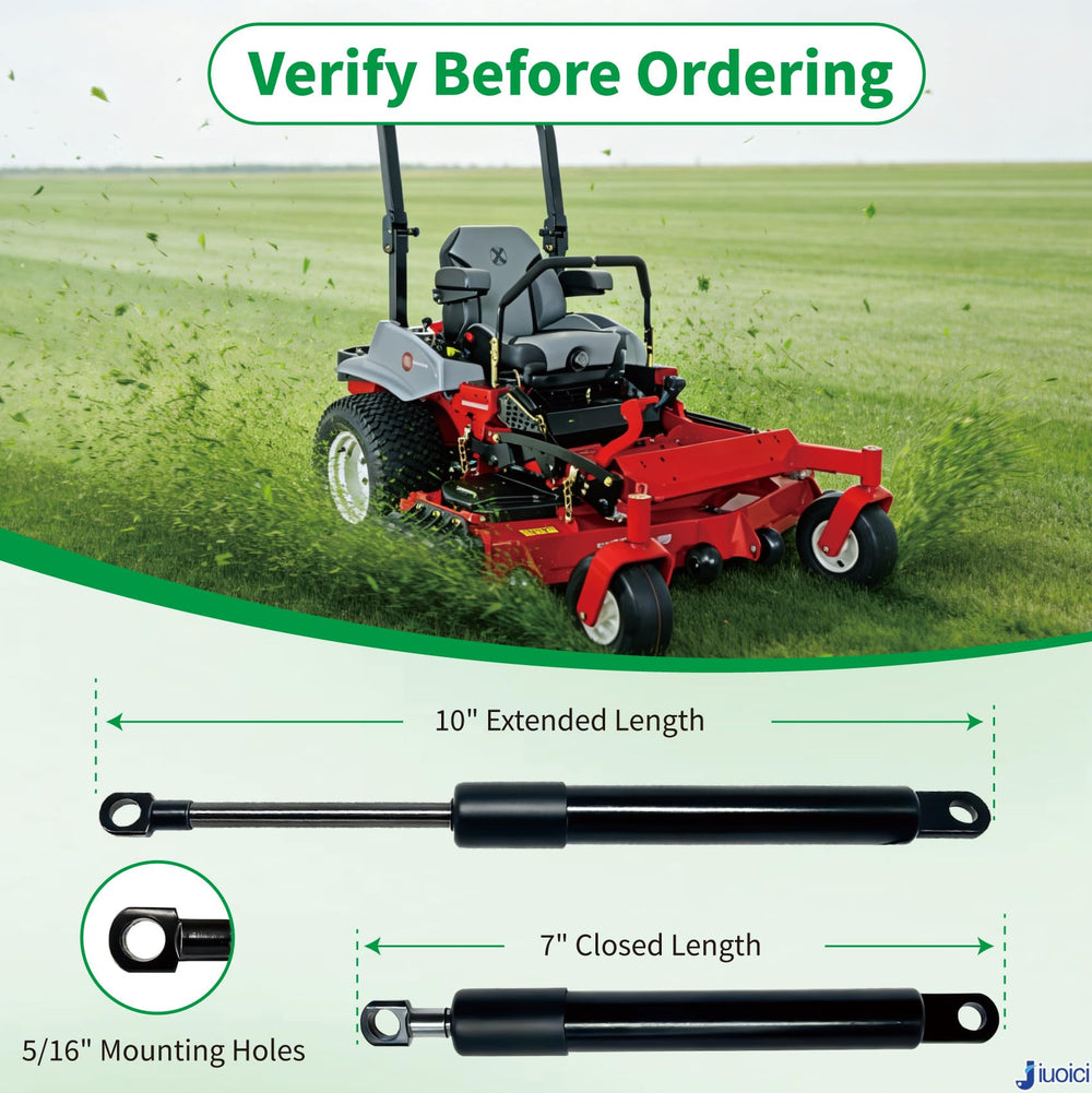 jiuoici damper on mower in field showing reduced vibration for smoother mowing