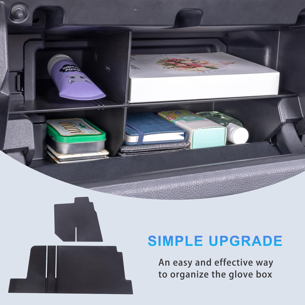 JKCOVER top-down of four compartments showing organized items
