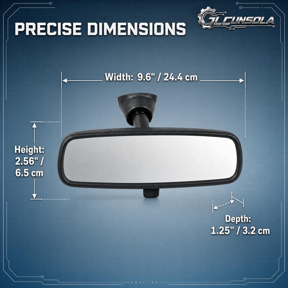 JLCunsola installed in Nissan cabin showing improved rear visibility benefit