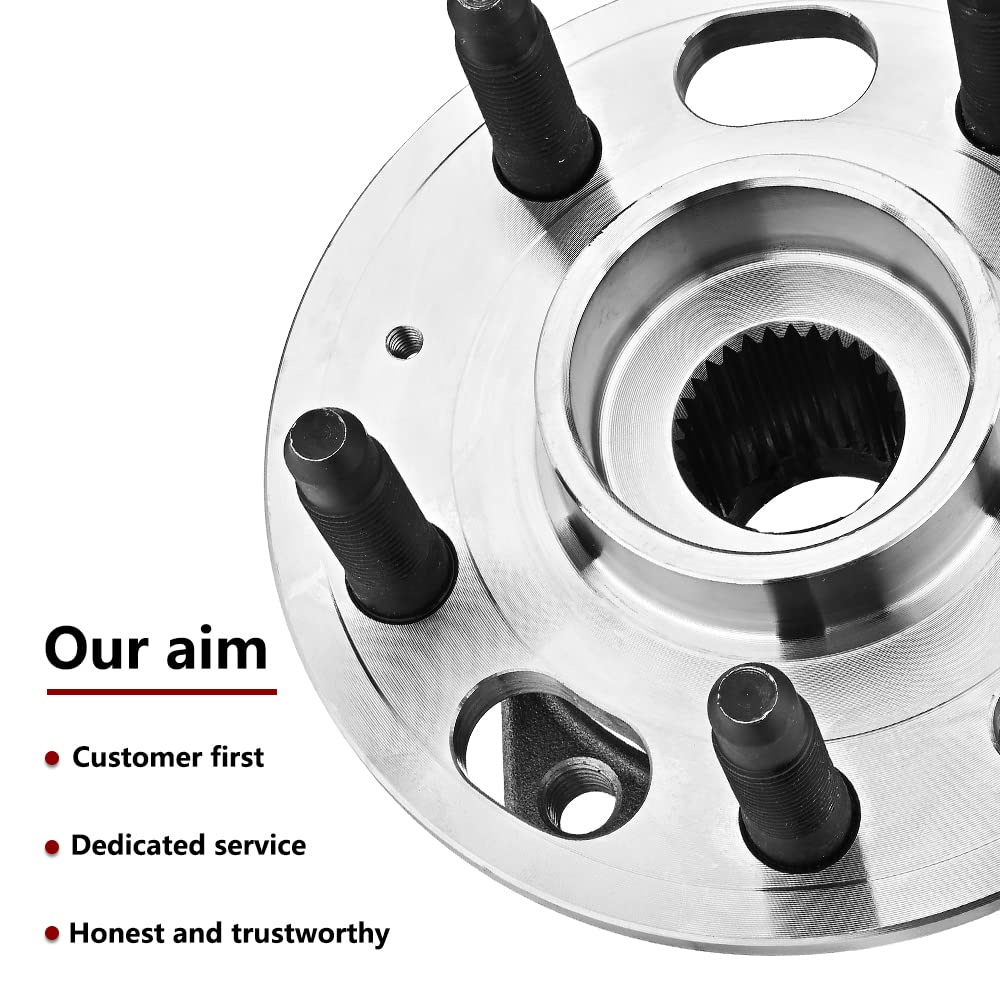 JLEO hub installed on a vehicle wheel hub showing restored rotation smoothness