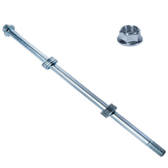 JMCHstore axle front view showing hardened steel and corrosion-resistant finish for durability
