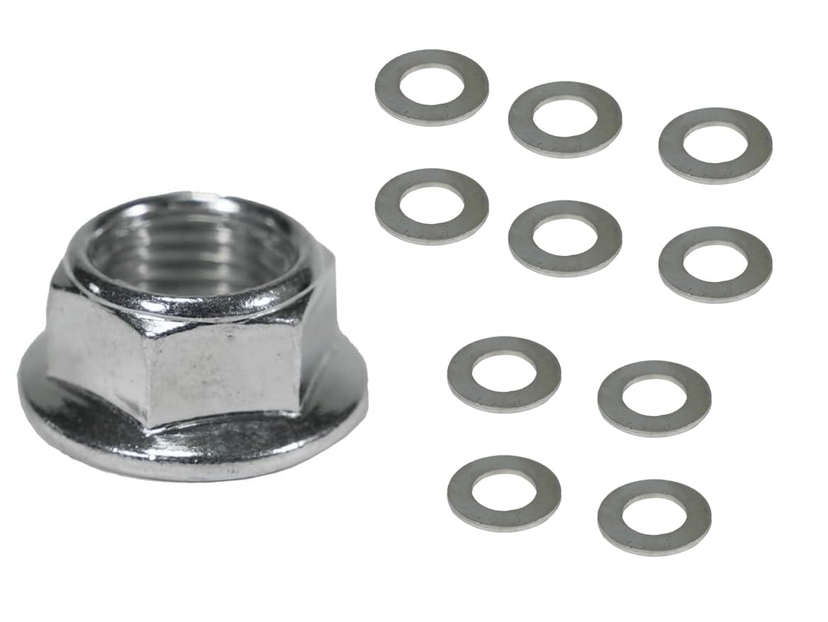 JMCHstore threaded end close-up highlighting precise threads and secure lock-nut fit