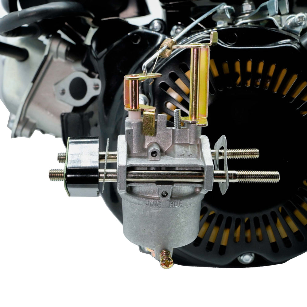 JMCHstore carburetor installed on mini bike engine demonstrating compatibility