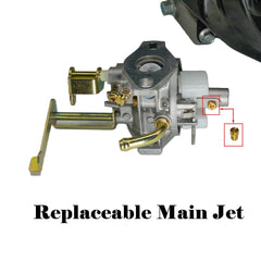 JMCHstore carburetor replaceable main jet closeup for easy tuning