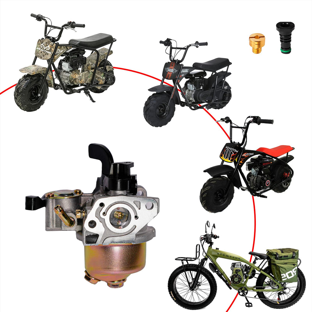 JMCHstore carburetor top detail with throttle linkage visible for reliable control
