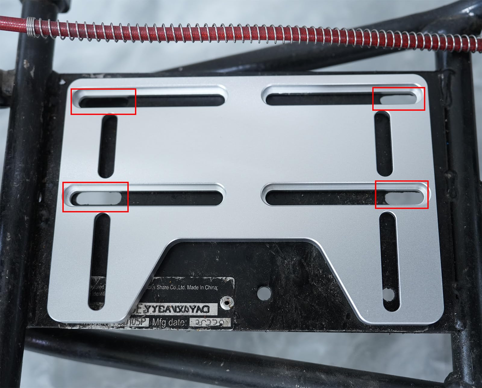 JMCHstore installed with Predator engine illustrating compatibility and clearance