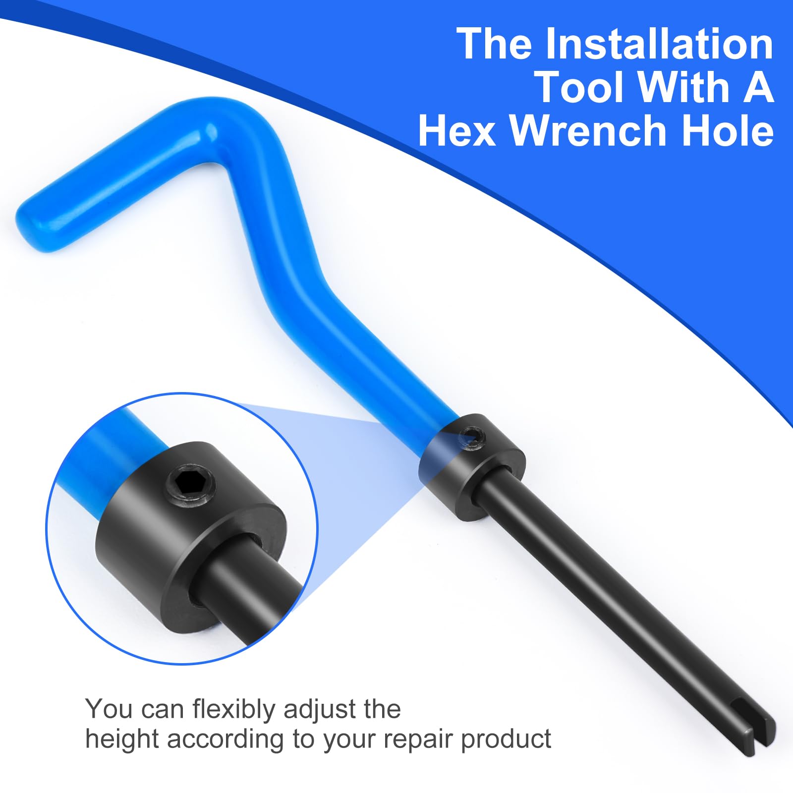 JMMRRR tap and installation driver set ready for accurate insert placement