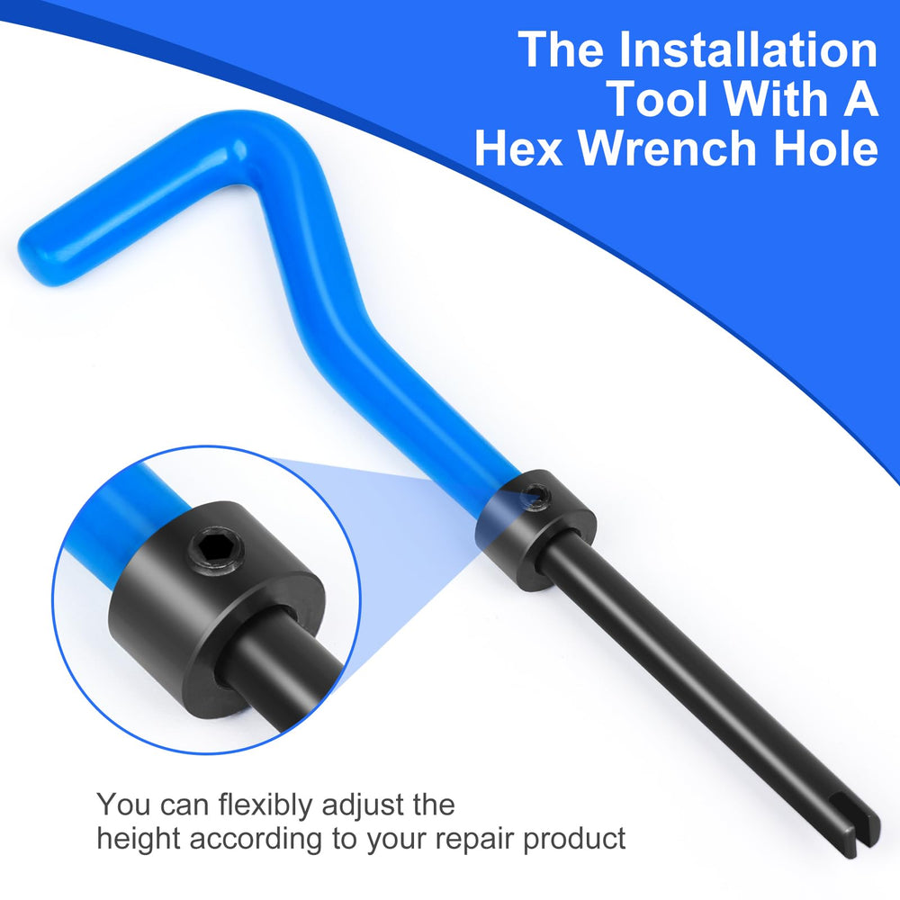 JMMRRR tap and installation driver set ready for accurate insert placement