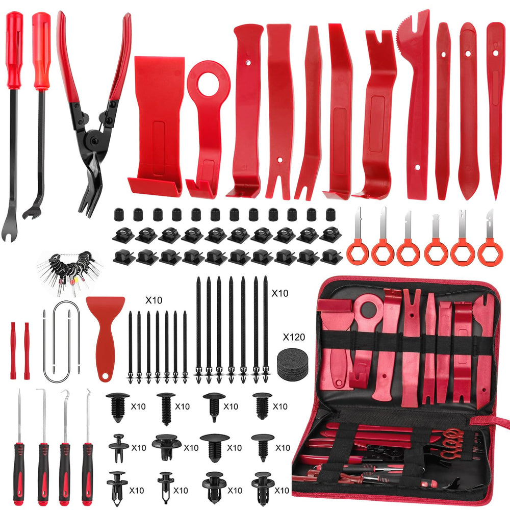 JNLK kit open display showing full tool and clip selection for versatile repairs