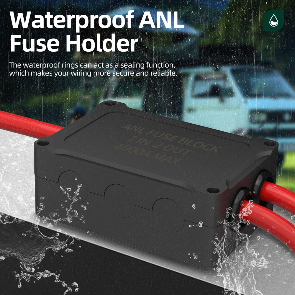 Joinfworld waterproof seal view showing rubber rings that protect terminals from moisture