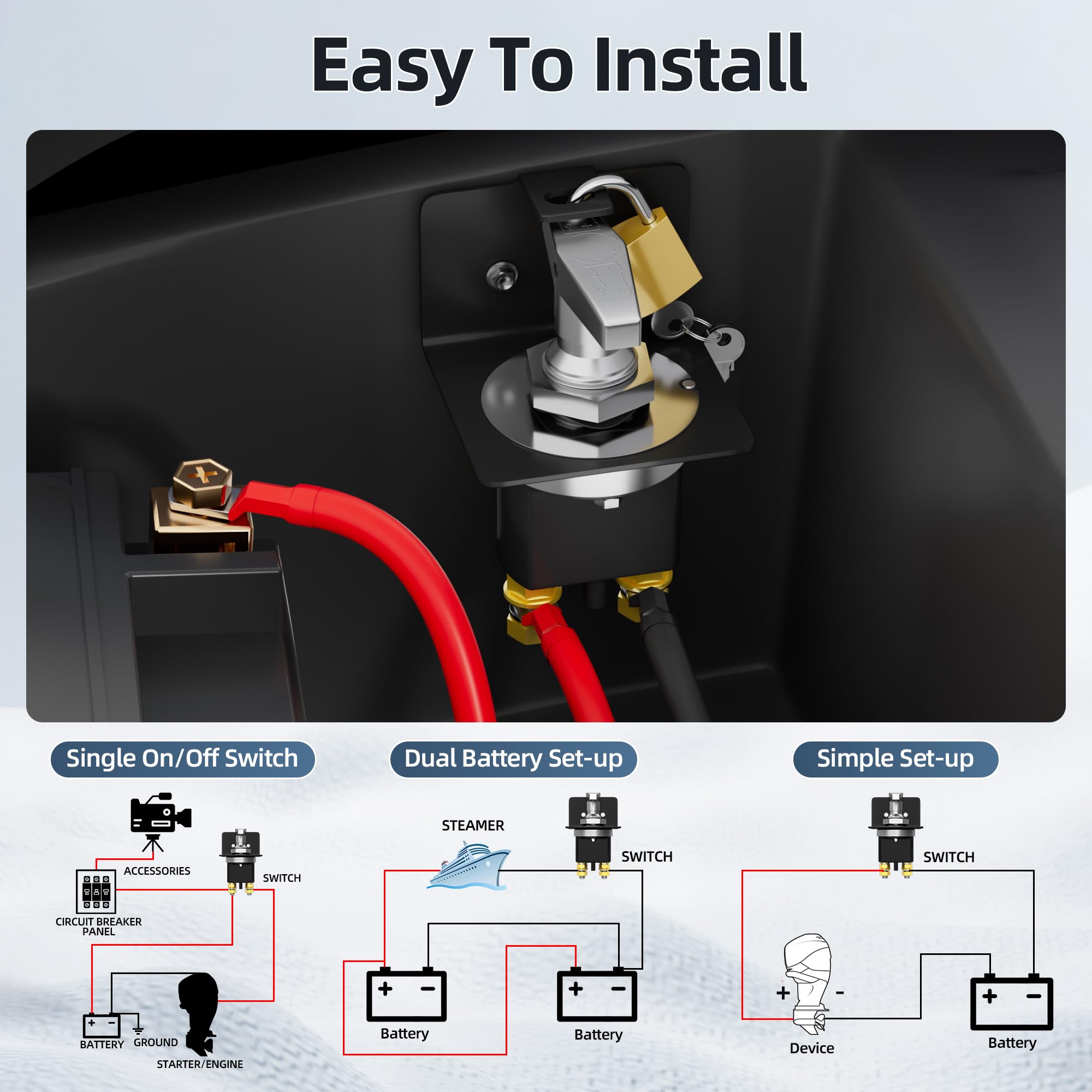 Joinfworld lockout plate installed demonstrating tamper protection and safety