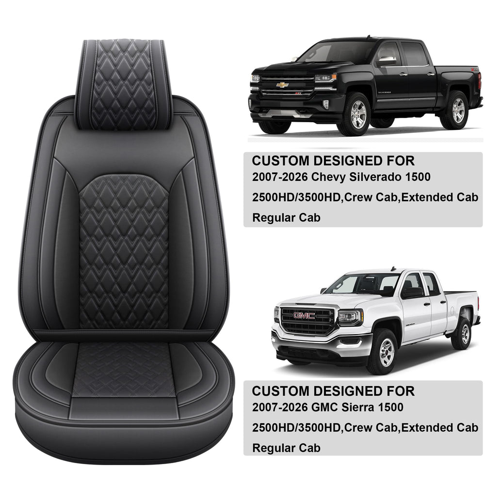 JOJOBAY seat covers installed in pickup lifestyle scene for upgraded cabin