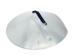 Jokari shield beside ruler showing fit for 13 to 22 inch tire sizes