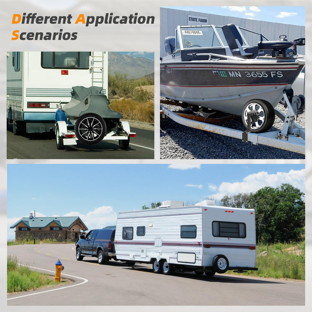 Joroamp installed on boat trailer demonstrating rust-resistant protection