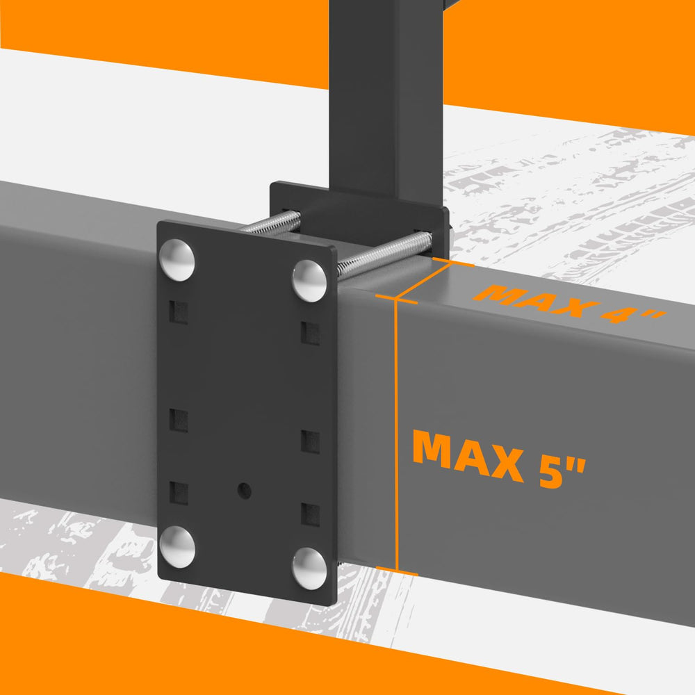 Joroamp mounting hardware laid out for easy installation convenience