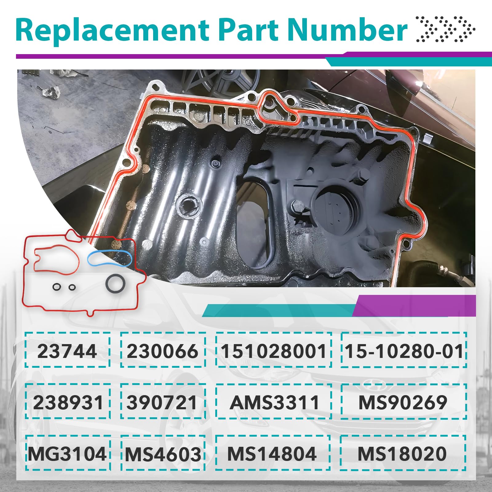 Joworthy installed MS 90269 on engine demonstrating restored intake seal