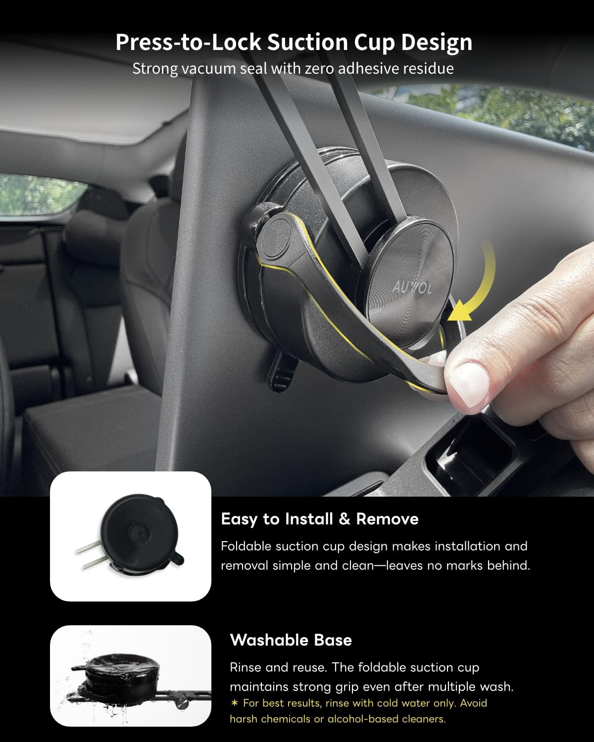 Jowua cable routing under floor liner concealing USB-C for neat appearance